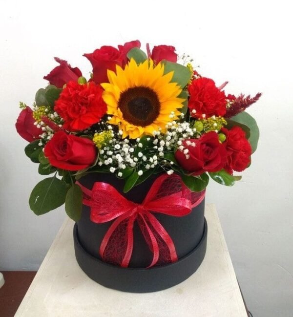 Box Girasoles y rosas