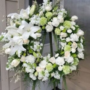 Corona fúnebre paz eterna