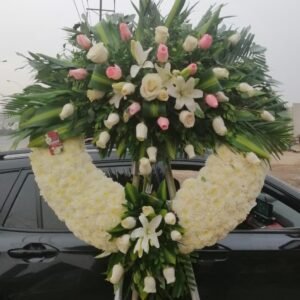 Corona fúnebre siempre te recordaremos