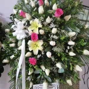 Corona fúnebre último obsequio