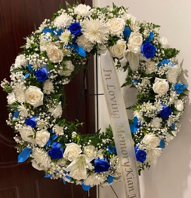 Trípode fúnebre azulino