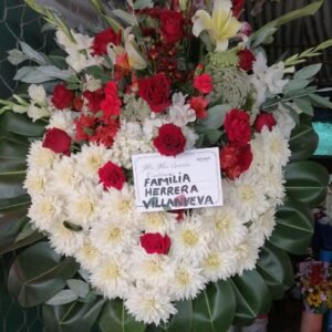 Homenaje en Blanco – Arreglo Funebre Elegante