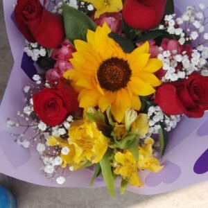 Ramo con Girasoles para Mamá – Día de la Madre
