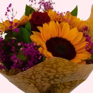 Ramo de Sol para Mamá – Arreglo Especial con Girasoles