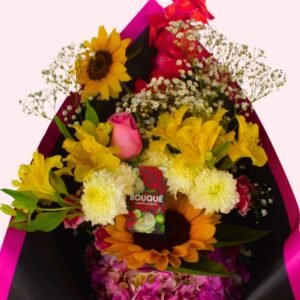 Ramo Radiante de Girasoles y Claveles – Amor Materno
