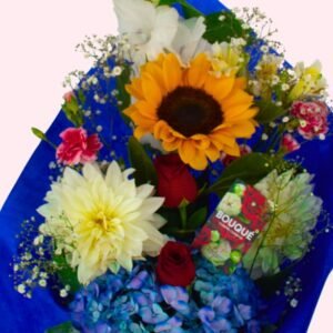 Sonrisa de Girasol – Ramo Alegre con Toque Fresco